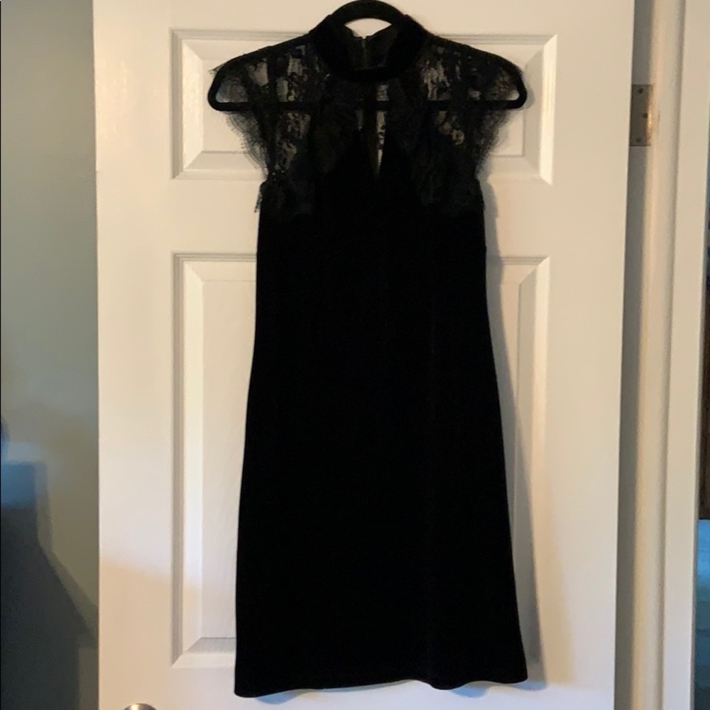 Velvet and Lace WHBM Dress